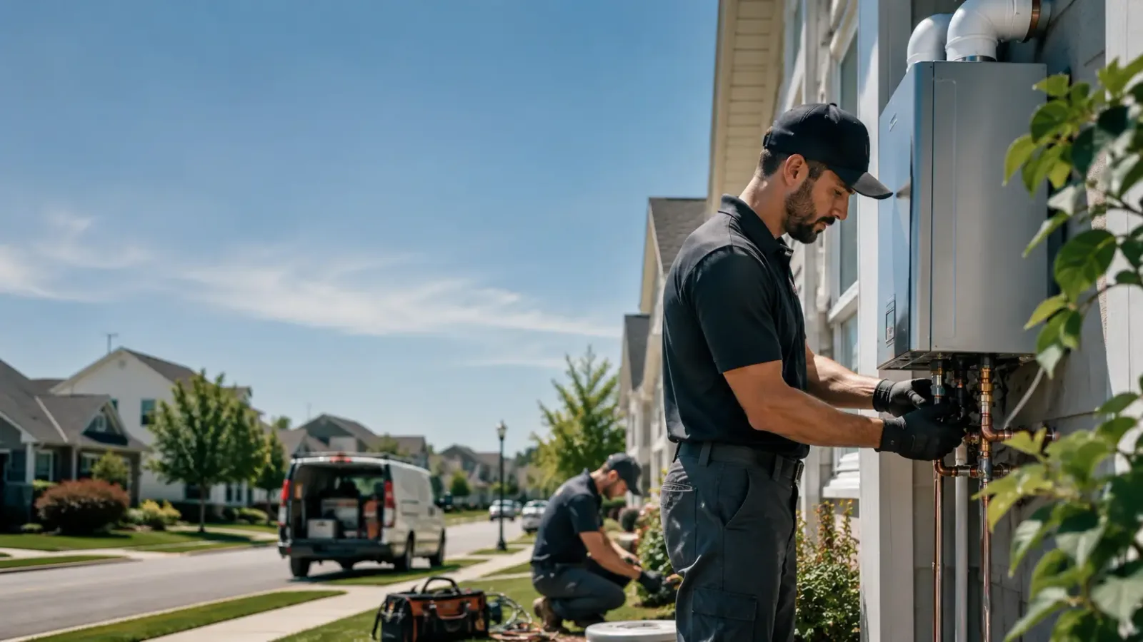 Tankless Water Heater Installation in Lefor, ND